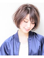 マーズ エナックヘアー(Mars enak hair) 30代40代に人気の髪型 前髪あり ショートボブ アッシュ