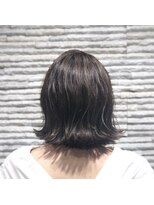 ビス リアン 川口店(Vis lien)&nbsp;ハイライト／切りっぱなしボブ/切りっぱなし/ベージュ／ブラウン