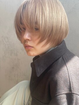 リフデザインラボビオ(riff design labo bio) シアーベージュフェザーボブ