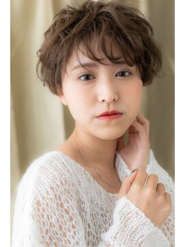 カバーヘア ブリス 川口(COVER HAIR bliss) フレンチカジュアルくせ毛風マッシュパーマZ川口20代30代40代