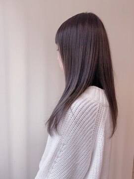 アソビ 表参道(ASOBI) 暗髪 ワンカール ラベンダーカラー