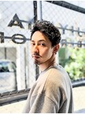 爽やかアップバング　