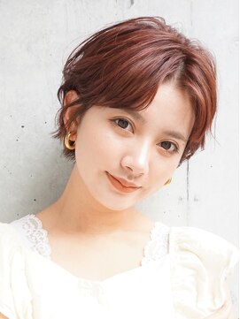 マイロ(mailo) 毛流れバング×優しめパーマショート