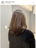 【neutral】シークレットハイライトとレイヤーカット