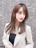 アルバム 池袋(ALBUM) 大人くびれレイヤー_ピンクベージュインナーグレージュ_8903