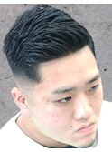 スキンフェード、サイドパートスタイル
