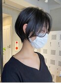 くびれショートヘアグレージュカラーイルミナカラー大人ボブ★