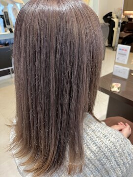 アメイジングヘアー 美沢店(AMAZING HAIR) ダブルカラー/バイオレットベージュ/暖色系カラー/透明感