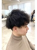 ツイスト強めツイストスパイラル/メンズマッシュ/刈り上げ