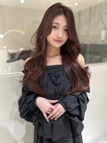 ロンドメリア 天神大名店(Lond Melia)&nbsp;★魅力倍増カールセミディシアーカラー姫カットダークアッシュ★