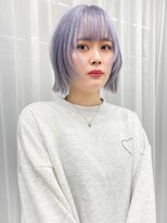 オーセン(Authen.)&nbsp;ホワイトパープル　レイヤーボブ