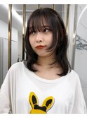 レイヤーカット/フェイスレイヤー/オリーブベージュ