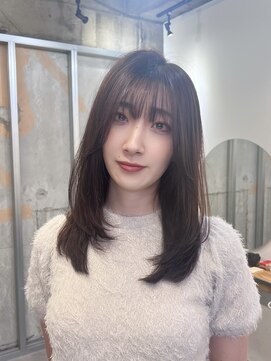 イオエ 梅田(ioe) ダブルカラー/大人ボブ/黒髪スタイル/髪質改善/縮毛矯正