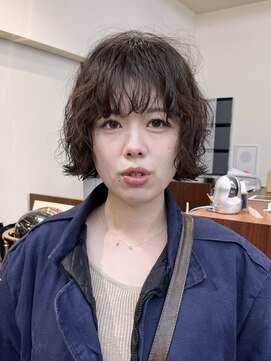 スタニング 渋谷(STUNNING.) ボブパーマ　パーマ　クルムパーマ　ニュアンスパーマ