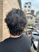 アノ(Ano.)&nbsp;サーフカール波巻きパーマ波巻きツイストウルフメンズカット