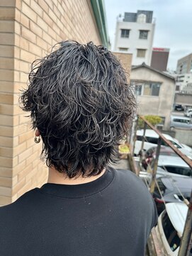 アノ(Ano.) サーフカール波巻きパーマ波巻きツイストウルフメンズカット