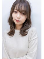 リジェール 金山店&nbsp;なみ巻き/セミロング/前髪パーマ/抜け感ヘア