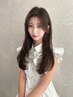 新期限定顔まわりカット＋ワンカラー＋髪質改善（指名不可）【学割U24→U29】