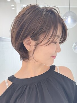 ロンドエニカ 大宮(Lond enika) ミニウルフレイヤーカット顔周り前髪韓国ショートボブ/大宮