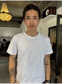 オールバックショート