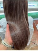 髪質改善　水素カラー