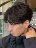 メンズカット+曲がる縮毛矯正 ¥17600 /メンズカット/メンズ縮毛矯正/天王寺