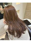 ロングレイヤー×キャラメルブラウン