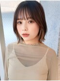 20代30代40代ナチュラルボブ顔周りボブ大人ショートボブ顔周り
