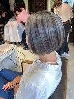 ヘアリゾート粋 ティガ 池袋店(tiga)&nbsp;ショートボブ/ハイライト/立体カラー/艶髪/柔らか質感/垢抜け