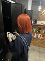 ラピス 横浜(Lapis)&nbsp;オレンジカラーボブカット