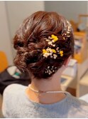 シニヨンアレンジ　～結婚式お呼ばれヘア～