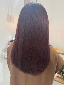 ビビバイベル(BiVi by BHEL) 桑名ロングレイヤーカットミルクティーベージュロングヘア韓国