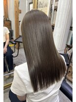 ノマニカ バイ ルレーヴ 池田店(noma-nika by Le reve)&nbsp;透明感グレージュ×ツヤ髪ストレート