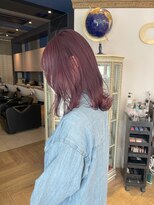 コワファースト 大分(COIFF1RST)&nbsp;パープルしっかり！ピンクベージュカラー