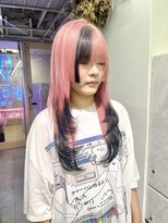 グロウ 渋谷(grow)&nbsp;【ペールピンク×ブラックデザイン×韓国レイヤー】