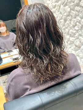 Moana【川口】#パーマ#ウェーブパーマ#くせ毛風パーマ