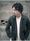 Azule/センターパート/パーマ