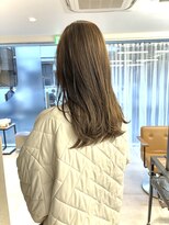 シエル バイ ケンジ 登戸 生田(CIEL by KENJE)&nbsp;ブリーチなしダブルカラー/オリーブベージュ/レイヤー/20代30代