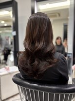 アピッシュ ギンザ(apish ginza)&nbsp;近下菜央/コテ巻き風パーマ/デジタルパーマ/韓国風パーマ