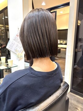 ビグディーサロン(BIGOUDI SALON) パツっと可愛いヘイリーボブ♪