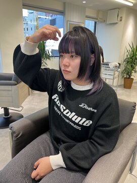 エルサザリープ 三宮(Elsa the leap) ハイレイヤーウルフ／インナーカラー／デザインカラー