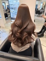 ルル(Lulu)&nbsp;梅田/ブラウン/ベージュ/レイヤー/前髪カット/縮毛矯正/髪質改善