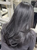 ディーエックス スリー(Dxxxx III)&nbsp;ダークグレージュ ラベンダー 透明感カラー 韓国 顔周りカット