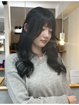 ナウアズ(now as.) 暗髪でも重く見えないnuance long【yuki】【now as.明石】