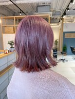 ノットドットビー(KNOT.B)&nbsp;ハイトーンカラー/ダブルカラー/ラベンダーピンク/外ハネボブ