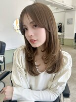 ポーチバイハニー オモテサンドウ(PORCH by HONEY omotesando)&nbsp;結べるレイヤーカットミルクティーベージュ2