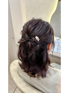 プランツヘアー 高宮店(Plants hair) ゆるふわハーフアップ  高宮 大橋 平尾 薬院 南区 野間 大楠
