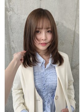 アロ 大阪梅田(alo) 【momoa】ざくざくレイヤー×ブラウンカラー《レイヤー》