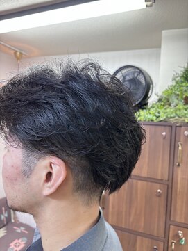 ビーンヘアスタジオ 蒲田(Bean hair studio) ツーブロナチュラルパーマ/大人/男性/イケオジ/大人の美容室