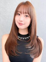 ロンドホットリップ 立川(Lond hot lip)&nbsp;くびれレイヤー/オリーブベージュ/顔周り/シースルー/立川